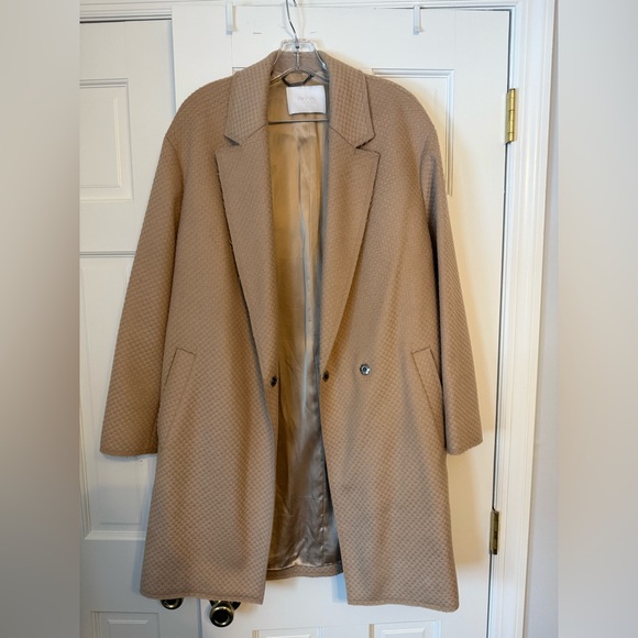 Boss Jackets & Blazers - Boss Tan Textured Coat